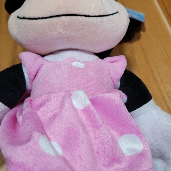 Disney Store Minnie Mouse Plush Stuffed Toy 19" Doll - Soft Pink Polka Dot - Picture 9 of 13